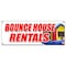 Signmission BOUNCE HOUSE RENTALS BANNER SIGN party photobooth inflatable moonwalk B-Bounce House Rentals - alternate 1